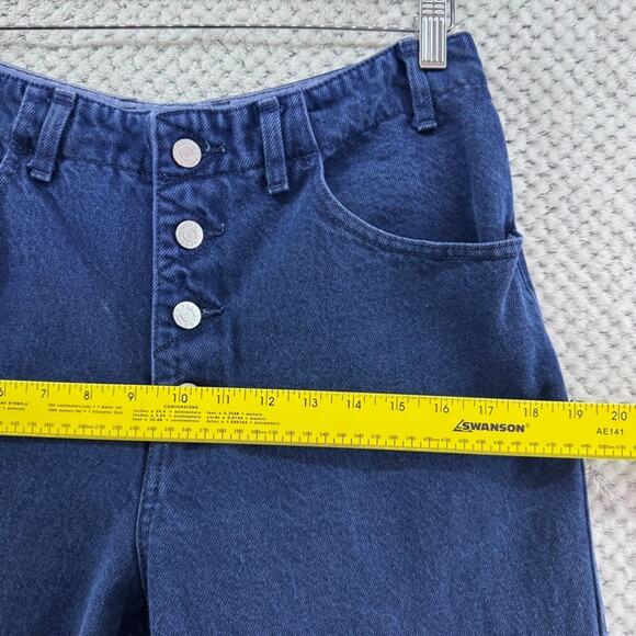 VTG Guess George Marciano Jeans Womens 31 Blue Dark Wash Button Fly High Rise - Picture 10 of 14